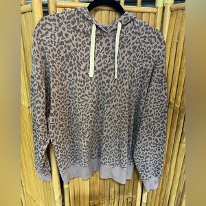 Buffalo/David Bitton. Animal print hoodie/ medium